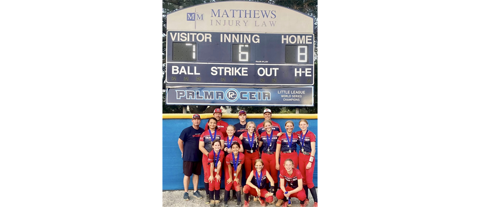 Congratulations  to the Softball Majors Team Red - Park Champs!