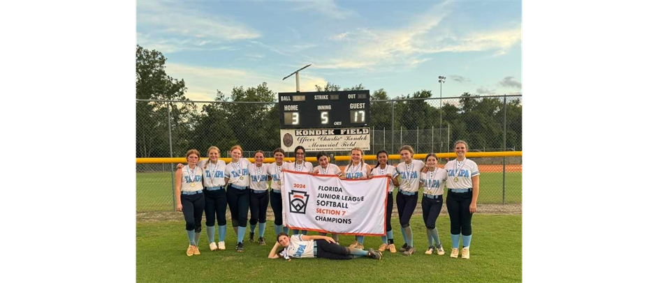 Juniors Softball All-Star Section 7 Champs!